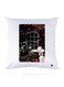 Printed Pillow polyester White 30x30cm