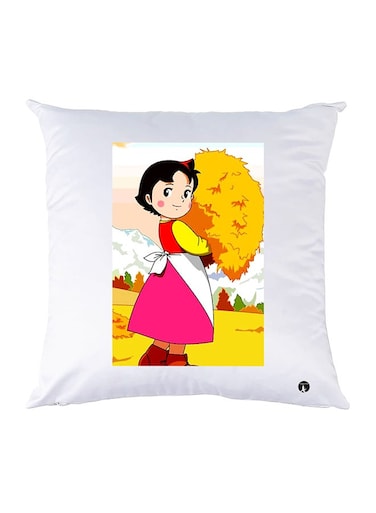 Printed Pillow Case polyester White 30x30cm