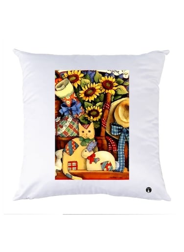 Printed Pillow polyester Multicolour 30x30cm