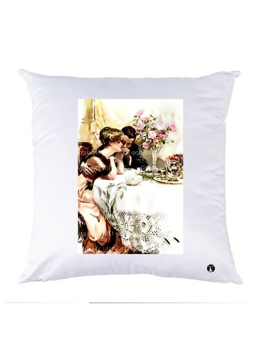 Printed Pillow polyester Multicolour 30x30cm