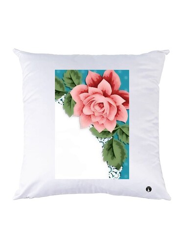 Printed Pillow Case polyester White 30x30cm