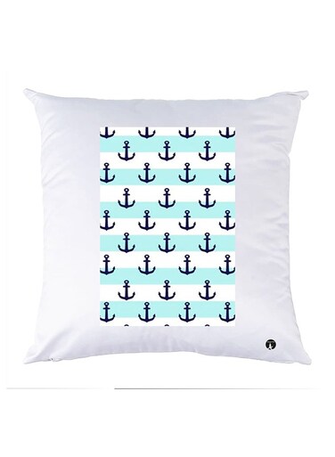 Printed Pillow Case polyester White 30x30cm