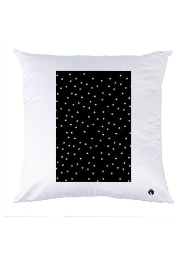 Printed Pillow Case polyester White 30x30cm