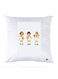 Printed Pillow polyester White 30x30cm