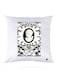 Printed Pillow polyester White/Black 30x30cm