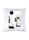 Printed Pillow Case polyester White 30x30cm