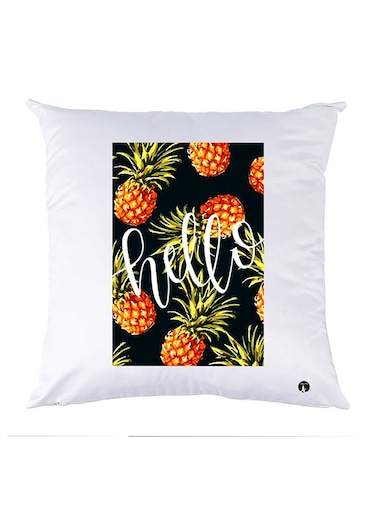 Printed Pillow polyester White 30x30cm