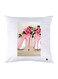 Printed Pillow Case polyester White 30x30cm