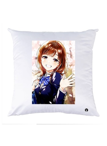 Printed Pillow polyester White 30x30cm