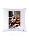 Printed Pillow polyester White 30x30cm