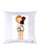 Printed Pillow Case polyester White 30x30cm