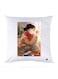Printed Pillow Case polyester White 30x30cm