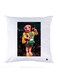 Printed Pillow Case Polyester White 30x30cm