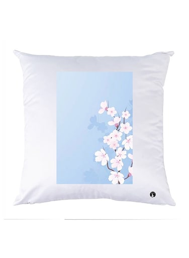 Printed Pillow Case polyester White 30x30cm