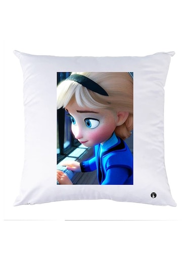 Printed Pillow Case polyester White 30x30cm