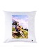 Printed Pillow Case polyester White 30x30cm