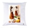 Printed Pillow Polyester White 30x30cm