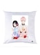 Printed Pillow Case polyester White 30x30cm