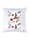 Harry Potter Theme Printed Throw Pillow White/Red/Black