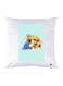 Printed Pillow polyester White 30x30cm