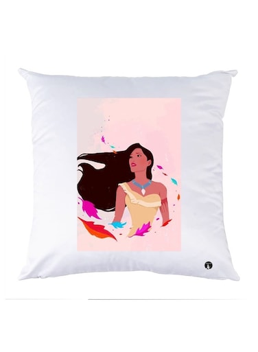 Printed Decorative Pillow Multicolour 30x30cm