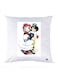 Printed Pillow Case polyester White 30x30cm