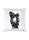Printed Pillow Case polyester White 30x30cm