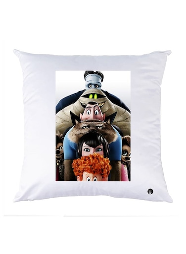 Printed Pillow Case polyester White 30x30cm