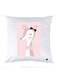 Printed Pillow Polyester White 30x30cm