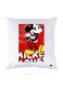 Printed Pillow polyester Red/White 30x30cm