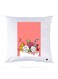 Printed Pillow Case Polyester White 30x30cm