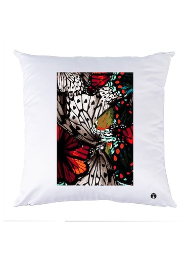 Printed Pillow Case polyester White 30x30cm
