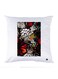 Printed Pillow Case polyester White 30x30cm