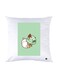 Printed Pillow White 30x30cm