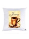 Printed Pillow Polyester White 30x30cm