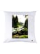 Printed Pillow Case Polyester White 30x30cm