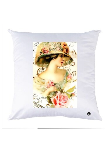 Printed Pillow polyester Multicolour 30x30cm