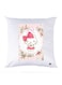 Printed Pillow Case polyester White 30x30cm