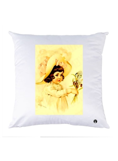 Printed Pillow Polyester Multicolour 30x30cm