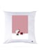 Printed Pillow Case Polyester White 30x30cm