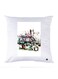 Printed Pillow polyester White 30x30cm