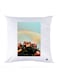 Printed Pillow Case polyester White 30x30cm