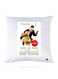 Printed Pillow Case polyester White 30x30cm