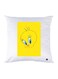 Printed Pillow Case Polyester White 30x30cm