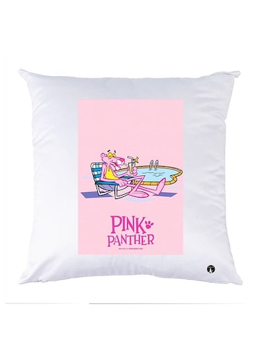 Printed Pillow polyester White 30x30cm