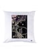 Printed Pillow polyester White 30x30cm