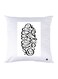 Printed Pillow polyester White 30x30cm