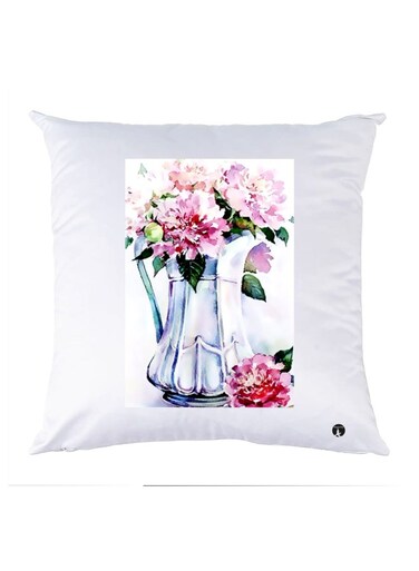 Printed Decorative Pillow Multicolour 30x30cm