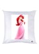 Disney Princess Printed Throw Pillow White/Pink/Red 30x30cm