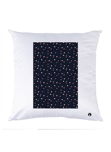 Printed Pillow Case polyester White 30x30cm